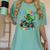 Preschool Graduation Monster Truck Dinosaur Boys Dino Tee Women's Comfort Colors T-Shirt Chalky Mint