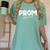 Prom Squad Tshirt 2023 Prom Graduation Class Of 2032 Women's Comfort Colors T-Shirt Chalky Mint