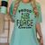 Proud Air Force Cousin Deployment Homecoming Graduation USAF Women's Comfort Colors T-Shirt Chalky Mint