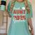 Proud Aunt Of a Class Of 2025 Graduate For Graduation Women's Comfort Colors T-Shirt Chalky Mint