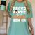 Proud Auntie Of a Basketball Senior 2026 Graduation Gifts Women's Comfort Colors T-Shirt Chalky Mint
