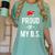 Proud Of My BS Graduation Bachelor's Degree T-Shirt Women's Comfort Colors T-Shirt Chalky Mint