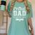 Proud Dad Of 2024 Graduate Father Senior 24 Graduation Women's Comfort Colors T-Shirt Chalky Mint