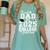 Proud Dad Of A 2025 College Graduate Graduation Women's Comfort Colors T-Shirt Chalky Mint