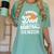 Proud Dad Of A 2025 Senior Basketball Graduation Women's Comfort Colors T-Shirt Chalky Mint