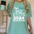Proud DAD Of A 5th Grade Graduate 2024 Elementary Graduation Women's Comfort Colors T-Shirt Chalky Mint