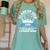 Proud Dad Of A Class Of 2018 Graduate TShirt Graduation Women's Comfort Colors T-Shirt Chalky Mint