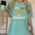 Proud Dad Of A Class Of 2021 Graduate Graduation Women's Comfort Colors T-Shirt Chalky Mint