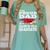 Proud Dad Graduation Shirt 2018 Graduate Tee Women's Comfort Colors T-Shirt Chalky Mint