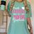 Proud Family Of a Class Of 2026 Graduate For Graduation Women's Comfort Colors T-Shirt Chalky Mint