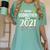 Proud Godmother Of A 2021 Graduate Graduation Clothes MBA Women's Comfort Colors T-Shirt Chalky Mint