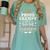 Proud Grampy Of A Class Of 2025 Graduate Senior Graduation Women's Comfort Colors T-Shirt Chalky Mint