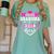 Proud Grandma Of a 2018 Grad Graduation Family Women's Comfort Colors T-Shirt Chalky Mint