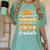 Proud Grandma Of A Class Of 2024 Matching Family Graduation Women's Comfort Colors T-Shirt Chalky Mint