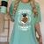 Proud Grandpa Of a 2026 Football Senior Graduation Women's Comfort Colors T-Shirt Chalky Mint