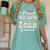 Proud Great Grandma Of 2022 Graduate Class 2022 Graduation Women's Comfort Colors T-Shirt Chalky Mint