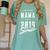 Proud Mama Senior 2019 Mom Graduate Graduation Mommy T Shirt Women's Comfort Colors T-Shirt Chalky Mint