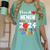 Proud MEMAW Of 2024 Pre-K Graduation Graduate Senior 2024 Women's Comfort Colors T-Shirt Chalky Mint