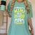 Proud Mimi Of a Band Senior 2026 Graduation Women's Comfort Colors T-Shirt Chalky Mint