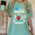 Proud Mom Of 2022 Pre K Graduate Graduation Women's Comfort Colors T-Shirt Chalky Mint