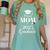 Proud Mom Of a 2025 Graduate Graduation Senior Moms Women's Comfort Colors T-Shirt Chalky Mint