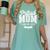 Proud Mom Of 2025 Graduate Senior Mom 25 Graduation Women's Comfort Colors T-Shirt Chalky Mint