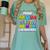 Proud MOM Of a 2025 PRE-K Graduate -Graduation Women's Comfort Colors T-Shirt Chalky Mint