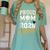 Proud Mom Of a 2026 Senior Volleyball Graduation Women's Comfort Colors T-Shirt Chalky Mint
