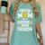Proud Mom Of Baseball Senior 2026 Graduation Women's Comfort Colors T-Shirt Chalky Mint