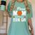 Proud Mom Of a Basketball Senior Class Of 2026 Graduation Women's Comfort Colors T-Shirt Chalky Mint