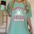Proud Mom Of A Class 2018 Graduate Graduation T-Shirt Women's Comfort Colors T-Shirt Chalky Mint