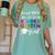 Proud Mom Of A Kindergarten Grad Shirt Graduation Women's Comfort Colors T-Shirt Chalky Mint