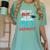 Proud Mom PhD Doctoral Graduation Doctorate Degree Women's Comfort Colors T-Shirt Chalky Mint