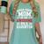 Proud Mom Of PhDaughter PhD Degree Graduate Graduation Women's Comfort Colors T-Shirt Chalky Mint