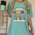Proud MOMMY Of a 2025 Preschool Graduate Graduation Women's Comfort Colors T-Shirt Chalky Mint