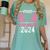 PROUD MUM OF A Pre-K GRAD 2024 Pre-K Graduation 2024 Mom Women's Comfort Colors T-Shirt Chalky Mint
