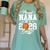 Proud Nana Of A 2026 Senior Basketball Graduation Women's Comfort Colors T-Shirt Chalky Mint