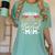 Proud Senior Mom Marching Band Mom Class Of 2025 Graduation Women's Comfort Colors T-Shirt Chalky Mint