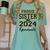 Proud Sister Of A 2024 Graduate Senior Graduation Women's Comfort Colors T-Shirt Chalky Mint