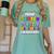 Proud SISTER Of a 2025 Kindergarten Graduate Graduation Women's Comfort Colors T-Shirt Chalky Mint