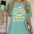 Proud Step Dad Of Two 2024 Graduate Class 2024 Graduation Women's Comfort Colors T-Shirt Chalky Mint