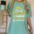 Proud Step Mom Of 2025 College Graduate Family 24 Graduation Women's Comfort Colors T-Shirt Chalky Mint