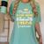 Proud Step Mom Of Kindergarten Graduate 2024 Graduation Step Women's Comfort Colors T-Shirt Chalky Mint