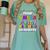 Proud UNCLE Of a 2025 Kindergarten Graduate Graduation Women's Comfort Colors T-Shirt Chalky Mint