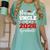 Proud Uncle Of A 2026 Graduate Senior Family Graduation Women's Comfort Colors T-Shirt Chalky Mint