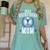 Proud Valedictorian Mom Graduation Grad Mom Class Of 2025 Women's Comfort Colors T-Shirt Chalky Mint