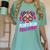 Puerto Rican Latina Social Worker MSW Masters Graduation Women's Comfort Colors T-Shirt Chalky Mint