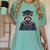 Raccoon Graduation Women's Comfort Colors T-Shirt Chalky Mint