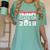 Respiratory Therapy Class Of 2018 Graduation Shirt Women Men Women's Comfort Colors T-Shirt Chalky Mint