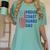 Retro Proud Coast Guard Dad Graduation Dad Usa Flag Outfit Women's Comfort Colors T-Shirt Chalky Mint